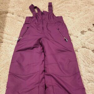 Champion Girls XS Purple Snowbib Overall Snow Pants VentureDry